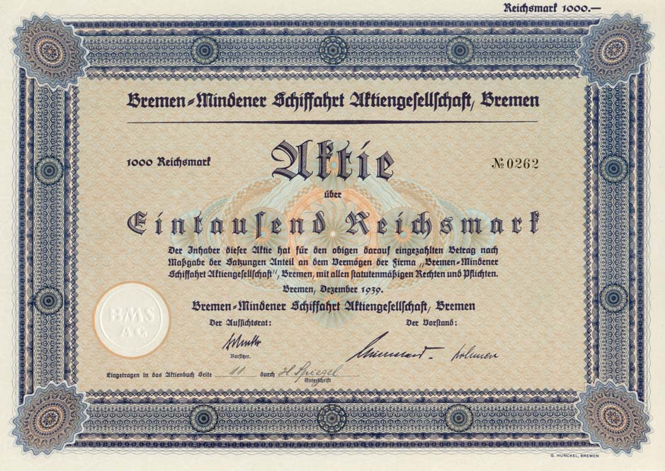 Bremen- Mindener Schiffahrt AG
