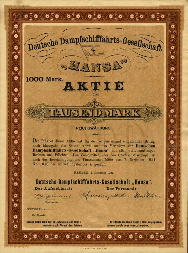 DDG Hansa 1921