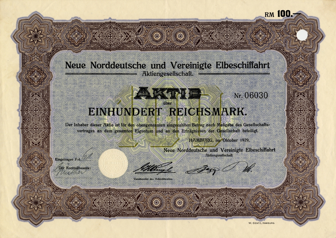 Neue Norddeutsche und Vereinigte Elbeschiffahrt 