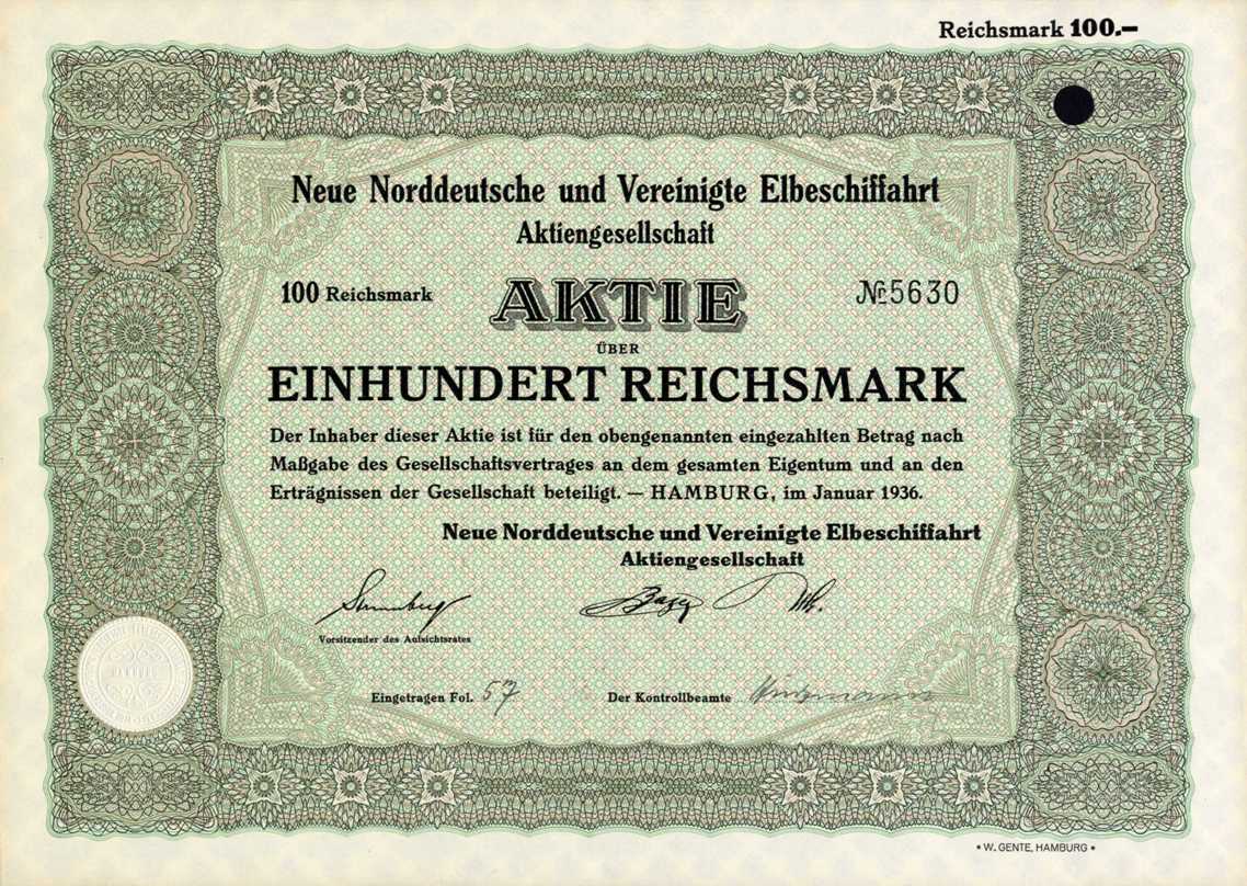 Neue Norddeutsche und Vereinigte Elbeschiffahrt 