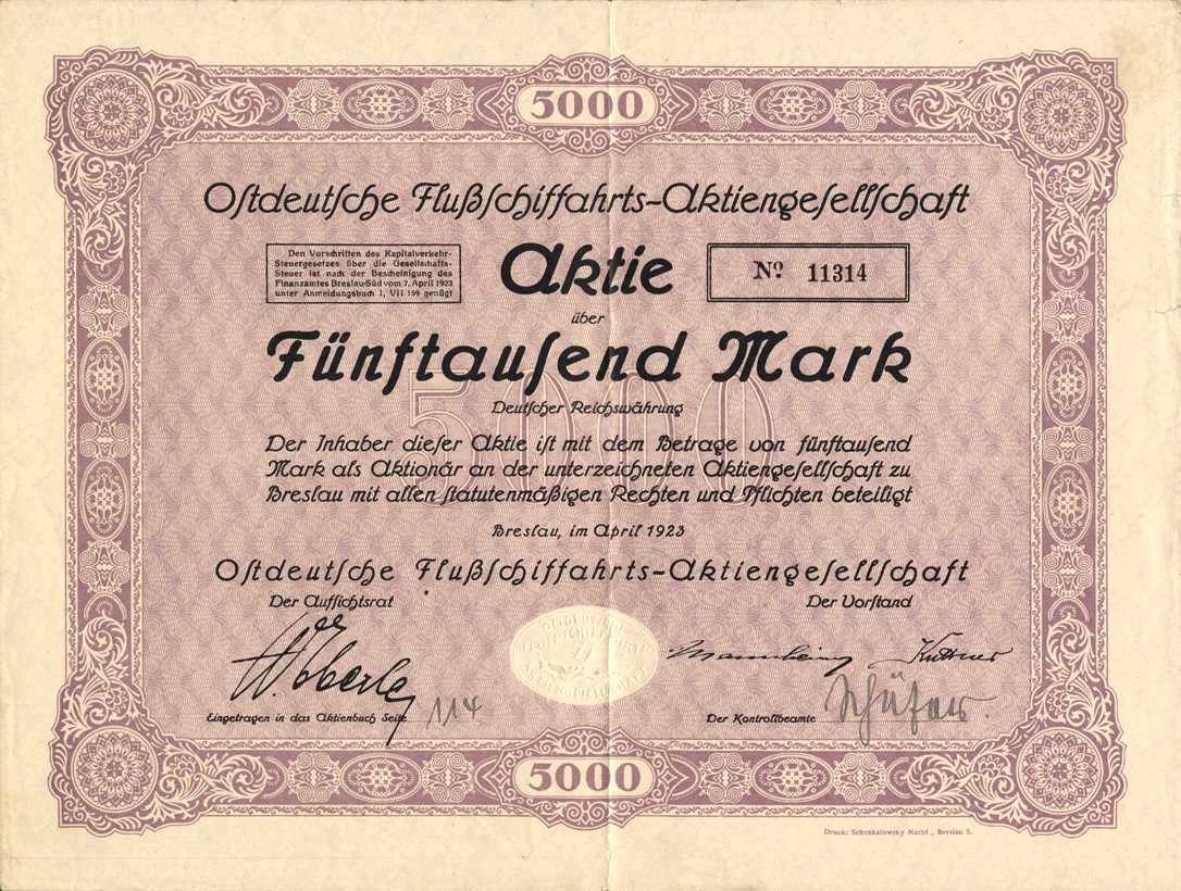 Ostdeutsche Fluschiffahrt