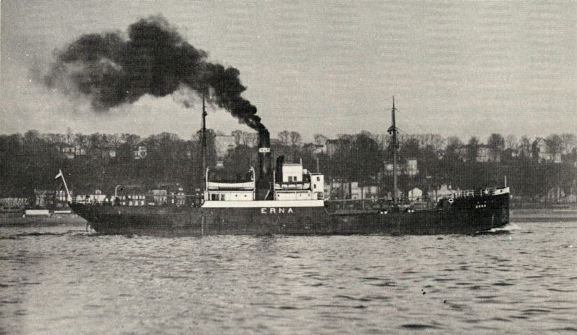 Die Erna auf der Elbe