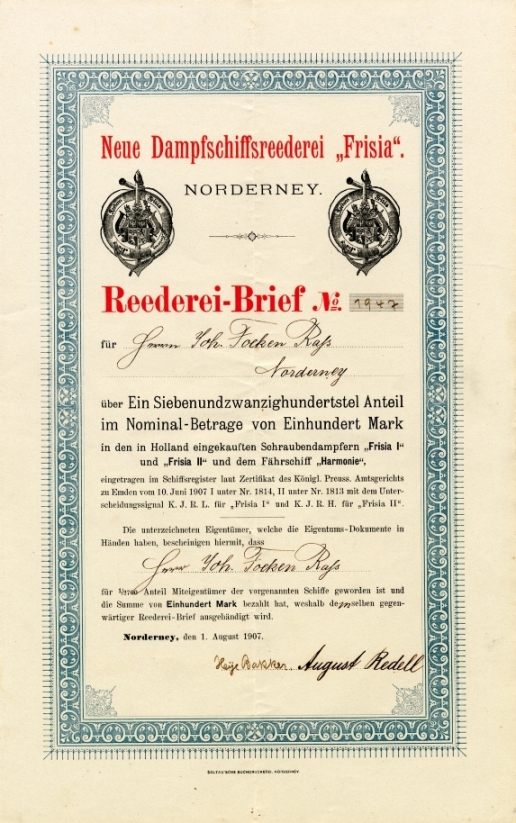 Neue Dampschiffsreederei Frisia