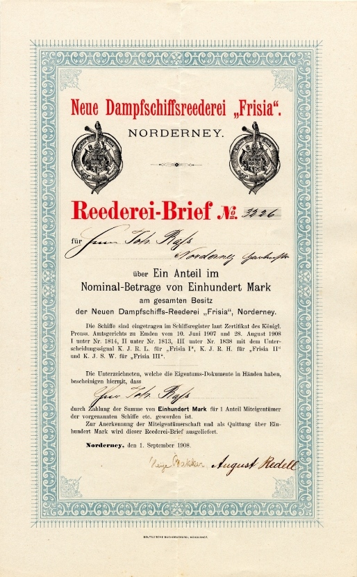 Neue Dampschiffsreederei Frisia