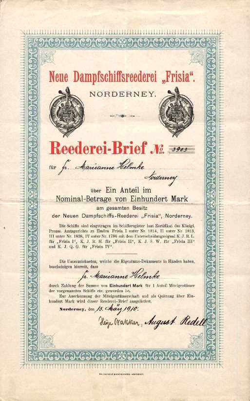 Neue Dampschiffsreederei Frisia