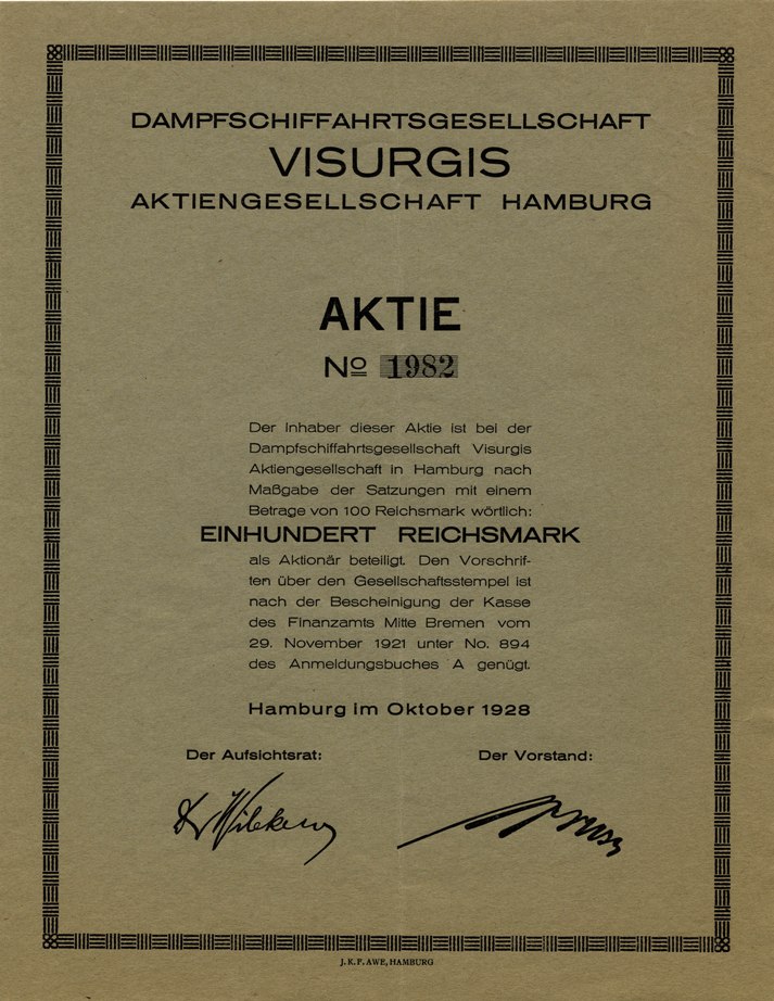 Dampfschiffahrtsgesellschaft Visurgis