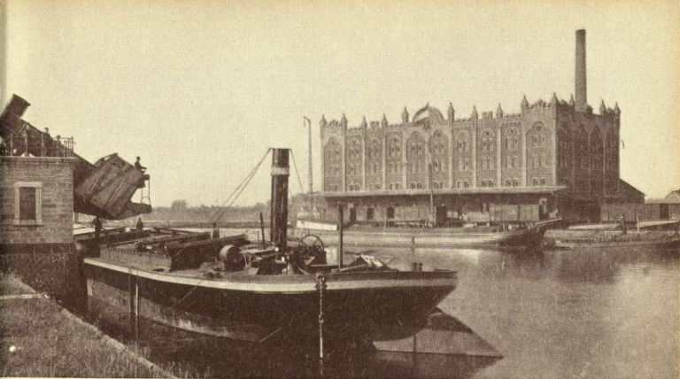 Hafen Dortmund 1899, WTAG-Gterdampfer